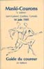 Programmes et Guides du coureur 1981 PD/iskio 1981
